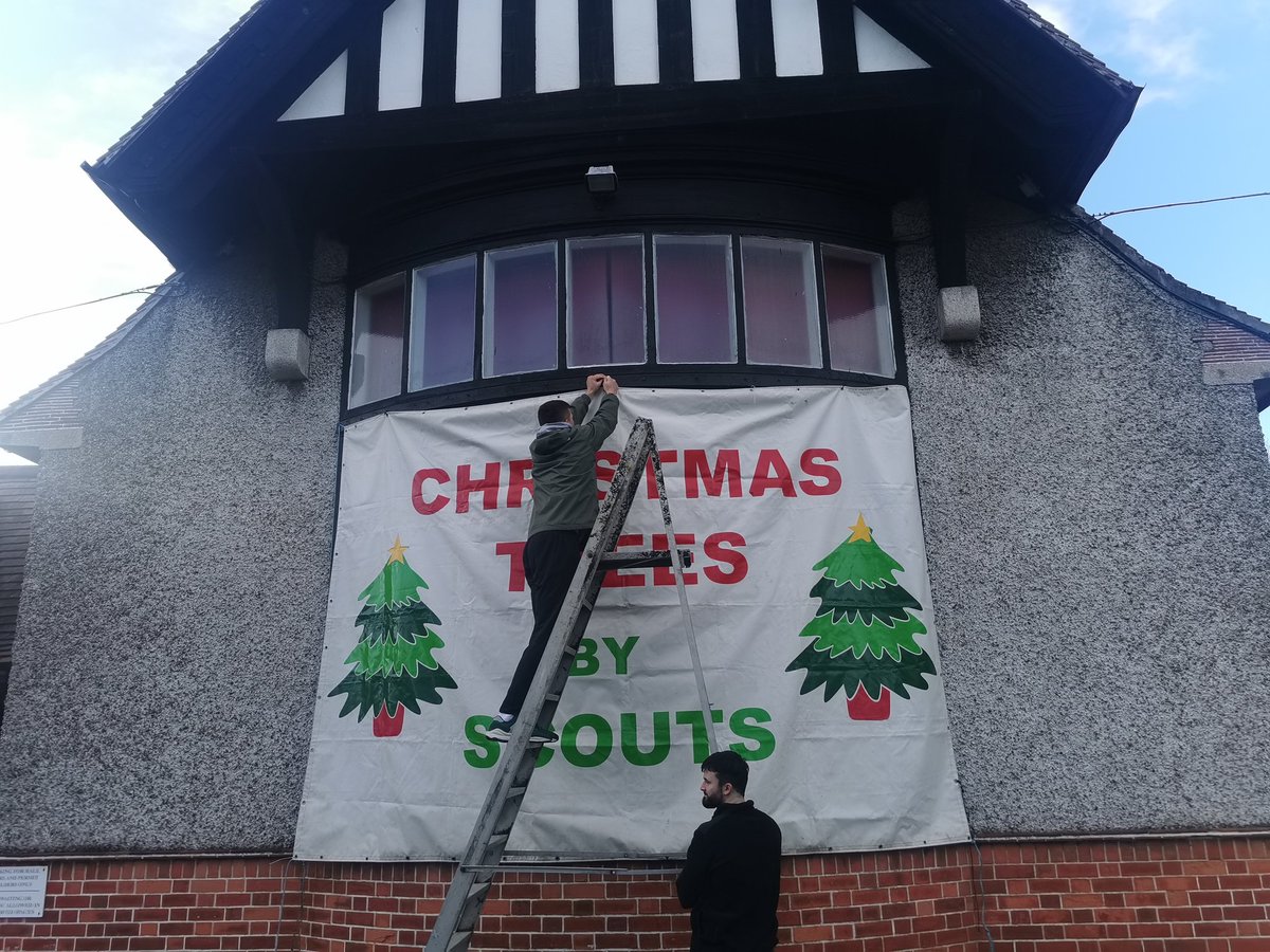 Our sign is set up and the yard is ready for trees. Delivery on Wednesday!

For more regular updates check out our instagram - instagram.com/treesbyscouts?…
