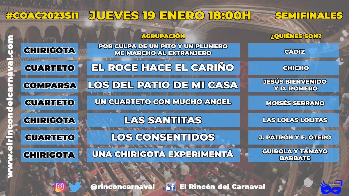 rinconcarnaval's tweet photo. #COAC2023SI1 https://t.co/AxtFzNH2p2