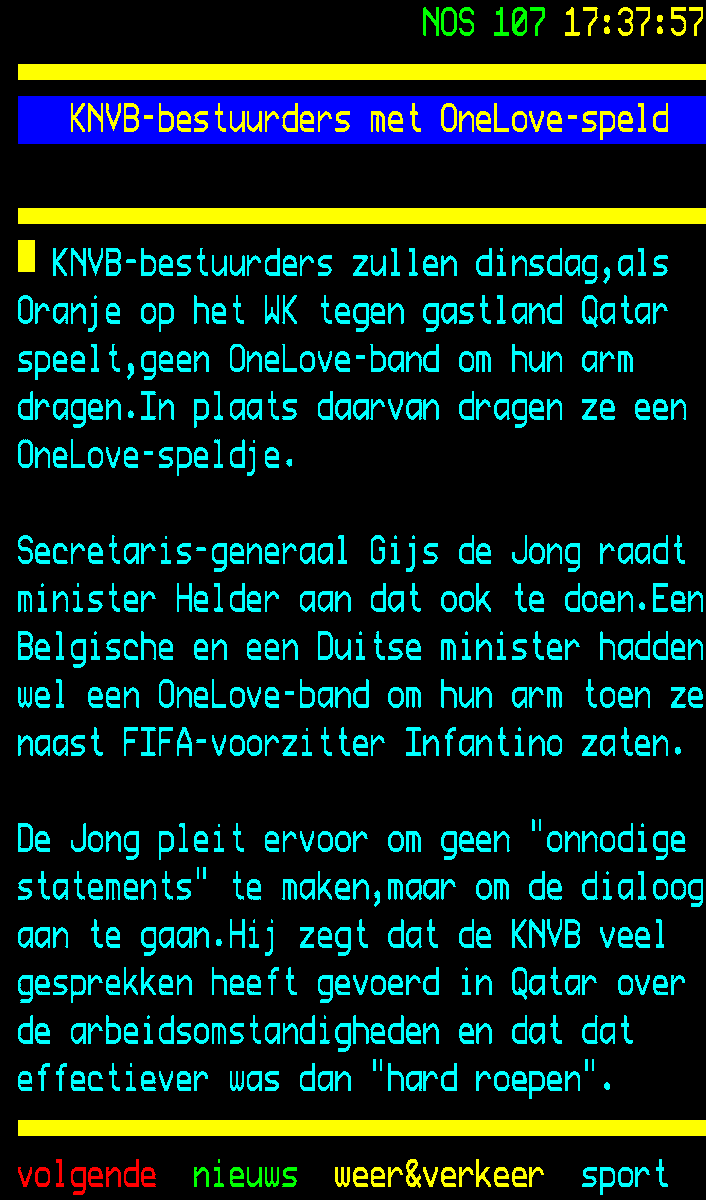 BartBlaauw's tweet photo. Echt weer Nederlands en de KNVB anderen verbieden en nu een onzichtbaar speldje op. Trouwens die band vond ik ook niets. Denken wij nu dat wij overal de baas zijn? https://t.co/POC3uNm7Th https://t.co/Erb1G7r7C4