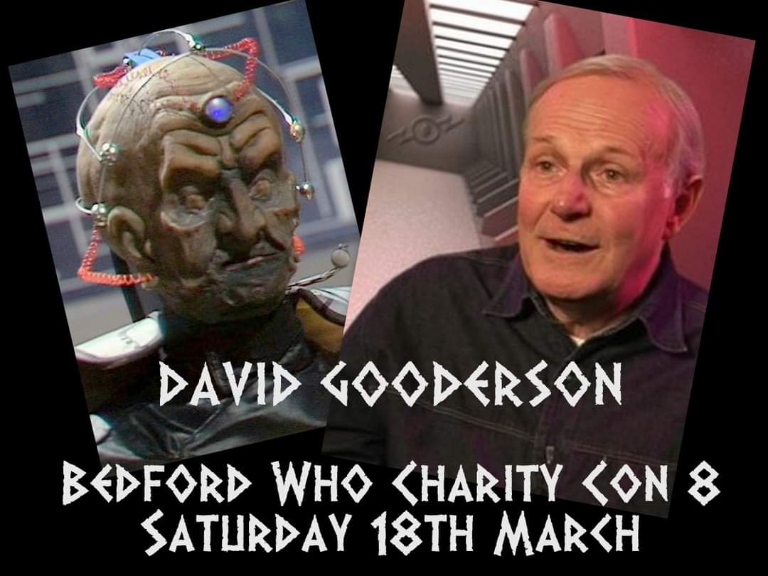 StarBookingMGMT's tweet photo. We hope you enjoyed meeting client #DavidGooderson today @STARSOFTIME. He is extremley looking forward to @BedfordWho and @galaxyartentgal next year for #The60thofDoctorWho, #Davros, #DoctorWho, #ComicCons, #CharityCons, #StoreSignings. https://t.co/4mS54ygsCj