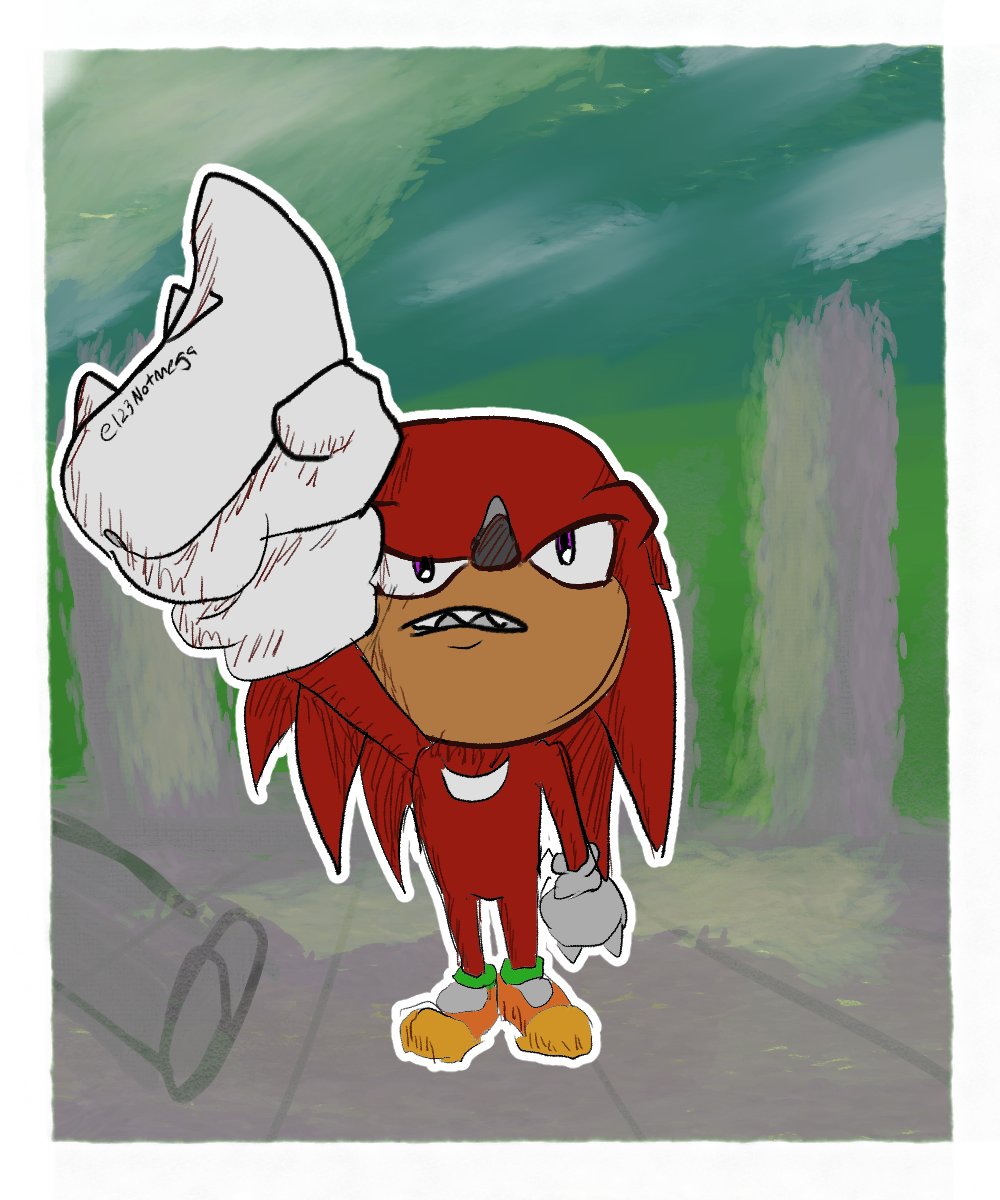 E123not's tweet photo. "I swear bat girl if you dont put my emerald down right now I will shatter it while you hold it, I have done it before I will do it again"
#KnucklesTheEchidna is so tired and small
#rouge leave him alone

just something qhick before i go to work https://t.co/UzFhscDNxD