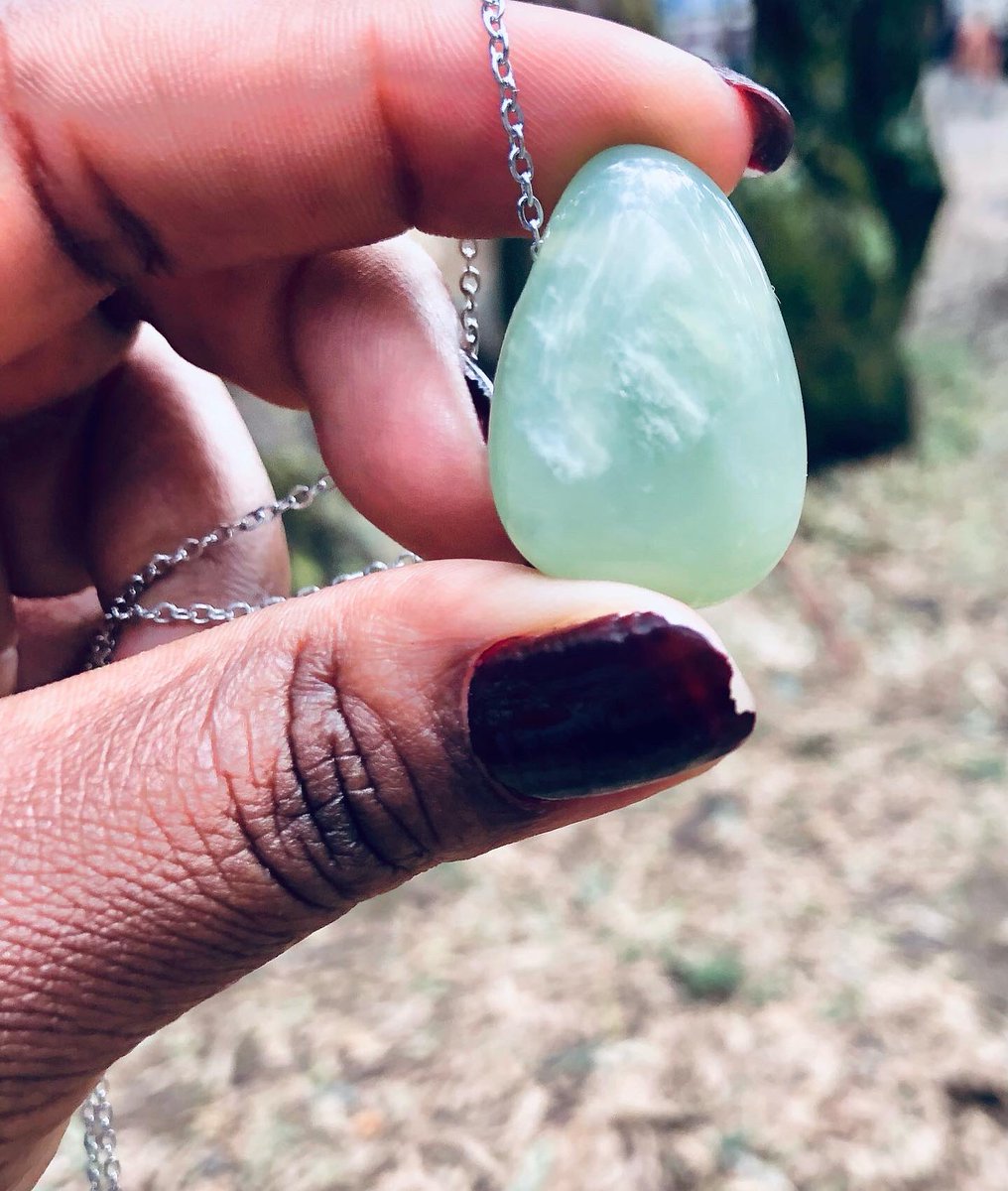 By far my current favourite crystal; Jade . #jade #Crystal #green #pendant