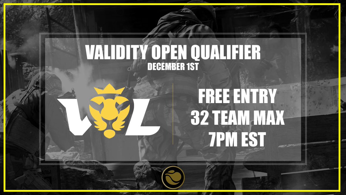 challmegg's tweet photo. 🚨 GET IN THE AWL 🚨

32 teams, one chance.

This is your chance to get into the AWL through a one-time Open Qualifier. The winning team will be signed to 
@ValidityNA for the 2023 Season!

Register your team here; first come, first serve: 
https://t.co/ct9sM06CRY

#AWL2023 https://t.co/i5fBqfKlNI