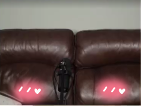 look how cute Ms. Sofa is on <a href="/AceOfPyrite/">AceOfPyrite</a> stream, squinting with joy❤️