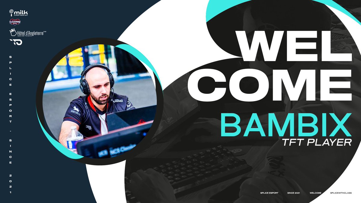 Un nouveau joueur pour Splice Esport  !💥💪

On souhaite la bienvenue à <a href="/SoFT_BaMBiX/">BaMBiX</a> dans l’équipe TFT    🍾✨

🔵⚪️