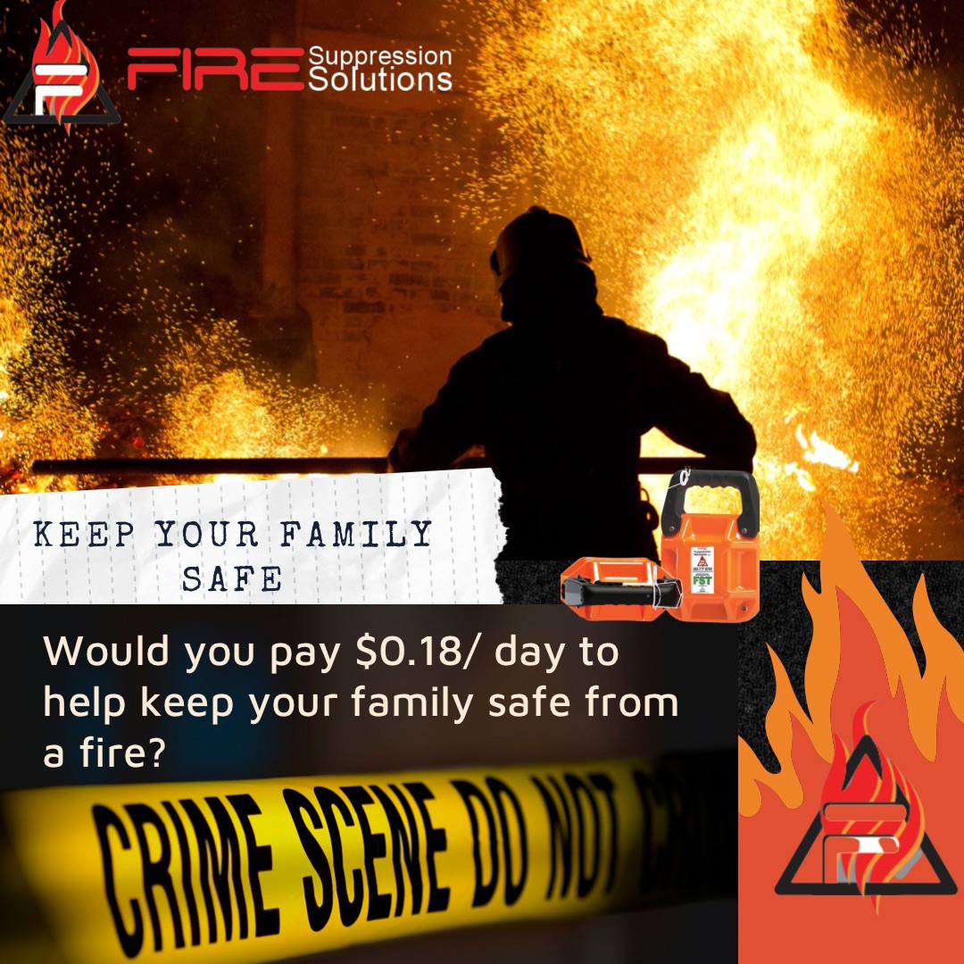 Fire_ss_'s tweet photo. Fire Suppression Tools are:
✅ Portable ✅ Easy to use ✅ Affordable ✅ 15 year shelf life ❤️ Would you pay $0.18/day to keep your family safe from fire? #fireprotection #fire #fst #fireprotectionsystems #apartments #home #family #portable #portableunit #safety #safetyplan https://t.co/b1aTiMyEv9