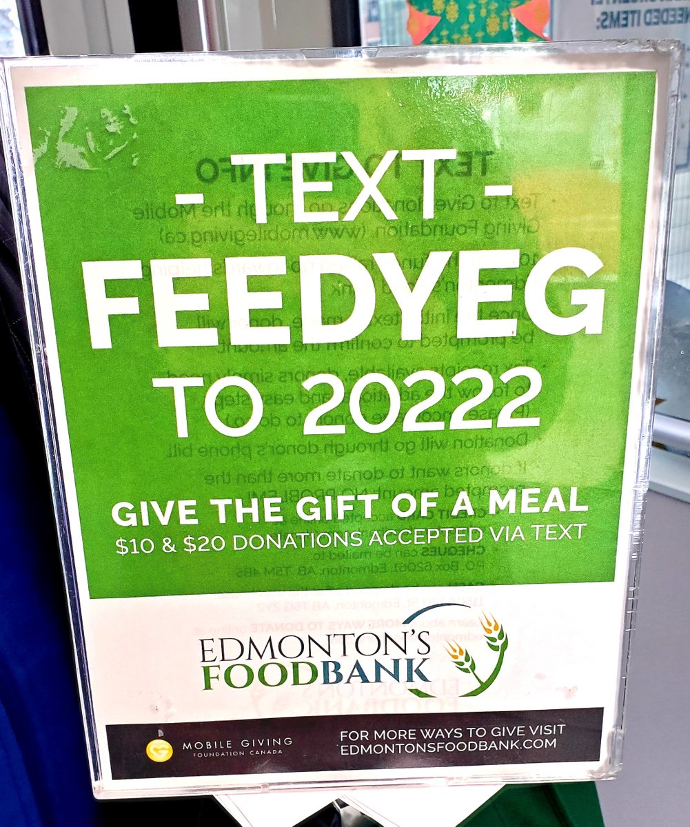 takeETSalert's tweet photo. Help us collect food donations to stuff a train stationed at Clareview LRT station (48 Street and 139 Avenue NW). The LRT car will be stationed from 9 AM to 4 PM today. @yegfoodbank volunteers will be collecting tap donations outside the train. #ETSStuffABus #FEEDYEG #YEGTransit https://t.co/Hmizl7yRoB