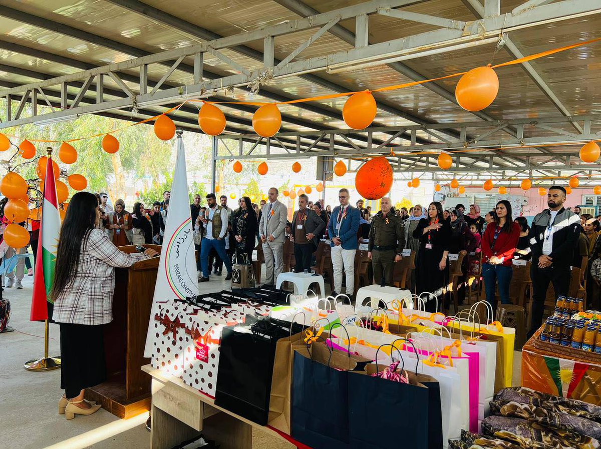 BarzaniCF's tweet photo. #BCF, with the support of #Yazda, #HawarHelp, #EliesCare, #Dolsa_UNECF, #TheLotusFlower organizations offered a course in Rwanga camp in #Duhok to combat violence against women.
Every year on Nov 25, the campaign of combating violence against women is held in #KurdistanRegion. https://t.co/UfyN9nveOO