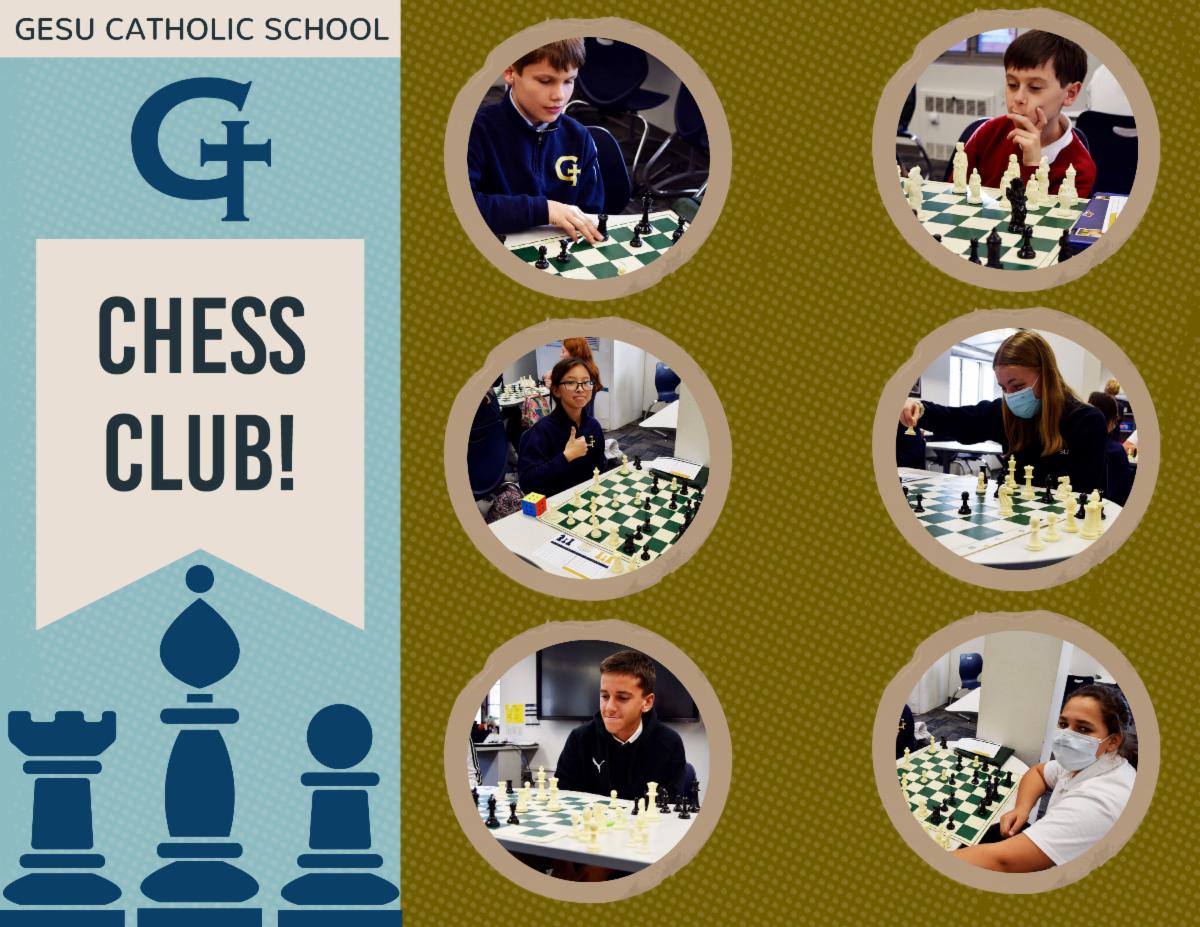 GesuCatholic's tweet photo. Gesu has a Chess Club that meets every Monday from November to May. The club culminates in a large single elimination tournament. During the year students win matches and get points in order to have a good seed in the end of the year competition. https://t.co/yyeg2ZuCEx