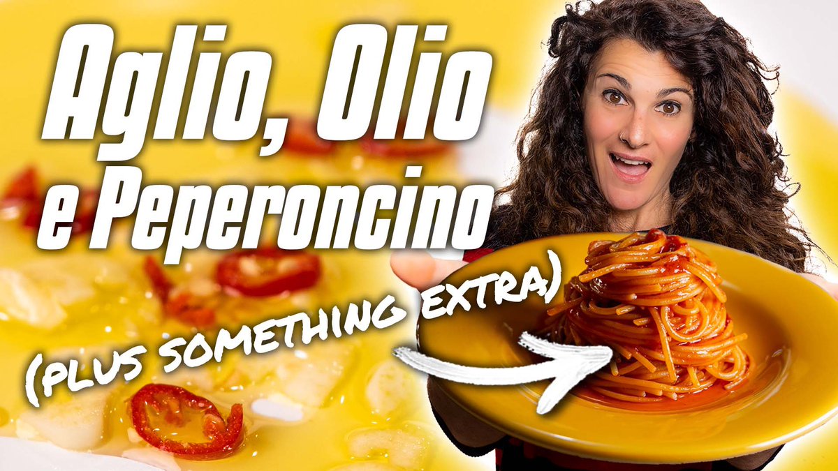 One of the dishes that Eva gets requests for the most is "Aglio, Olio e Peperoncino." Today she’s making a few "twists" that you probably have never encountered, even if you're an aglio, olio e peperoncino fanatic.

Watch here! —> youtu.be/dSo9FC2s6to