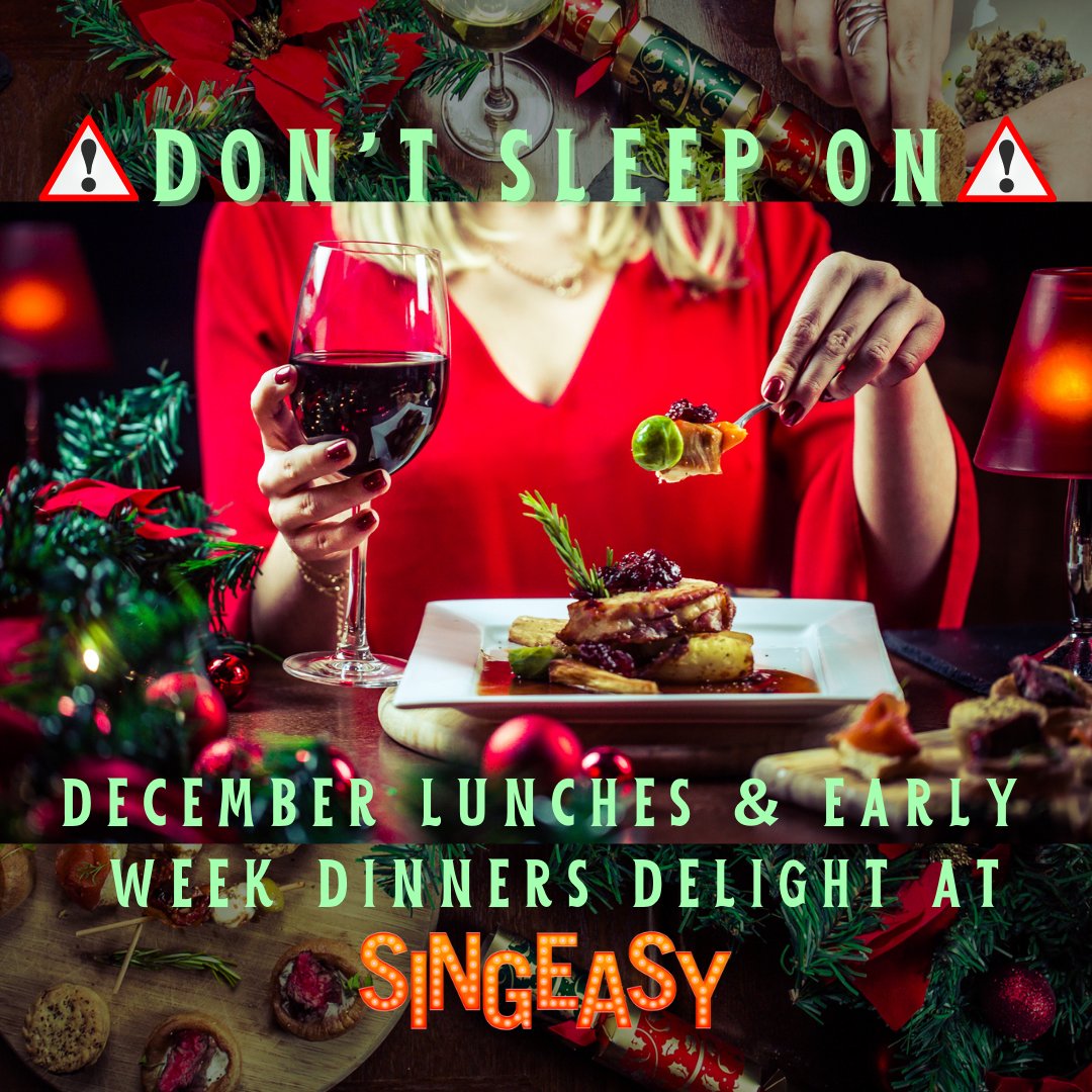 Don't sleep on this treat!!! Early week shenanigans are tricky beasts, that's why we're offering a half bottle of wine per person for EVERY lunch and early week dinner bookings made AND we will gift the lead booker a £50 bar tab to enjoy on their next visit 🍷🤶