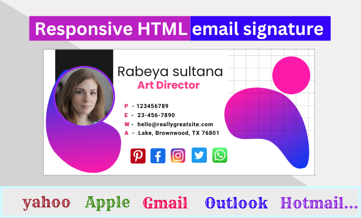rabeya2018ru's tweet photo. email signature design
#facebook #linkedin #business #twitter #pinterest #instagram #Bélgica
#Canada
#Morocco
#المغرب_بلجيك  #BELMAR
#Davies
#Marrocos
#CROCAN #Marruecos
 #HTMLsignature  #Signature #emailSignature 
hire me :https://t.co/hnbTgYx2FV https://t.co/b5hSKfpN4S
