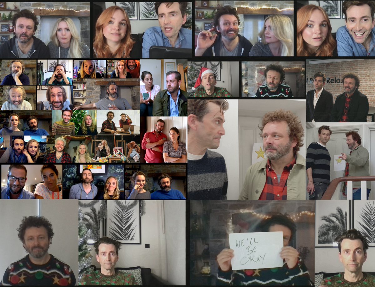 Mandy6766's tweet photo. Just a Collage of Memories of 💖#Staged💖
💖#MichaelSheen #AnnaLundberg #DavidTennant
#GeorgiaTennant #LucyEatonMess #SimonEvans💖 https://t.co/iHzdeNlYMz