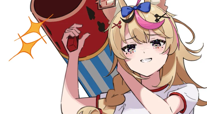 悪い顔が似合うホロメン1位(当社調べ) #絵まる 