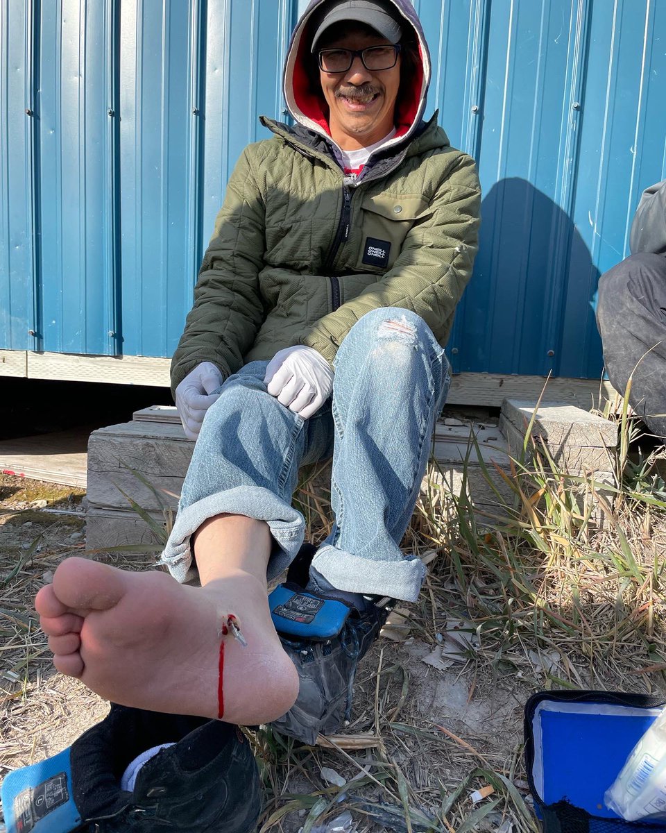 Inukpak_O's tweet photo. #SiriusMedx WFA course in #gjoahaven, #nunavut to @ParksCanNunavut Guardians. 
These skilled local land experts &amp; our staff had fun all week, going through scenarios and lots of land knowledge sharing!
#truearcticexperience #inukpakoutfitting #wildernessfirstaid 
@ParksCanada https://t.co/cyB2LzNOKh