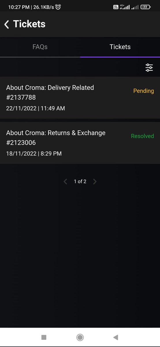 JevinKhatra's tweet photo. I ordered E-CROMA Inv/AC from Tata Nue  app. I got the order on 12Nov but product is color damage and i raised ticket for replace product on same day. But still I don't get any product. My tickets automatically closed without any solution. #badservice @tata_neu @TataCompanies https://t.co/fkpUoY1Ejs