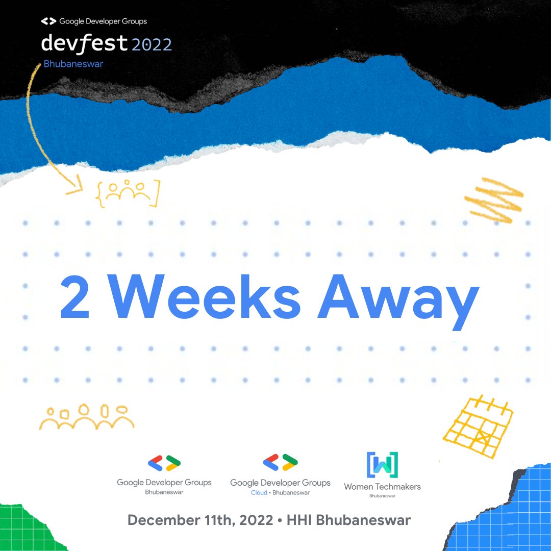 gdgcloudbbsr's tweet photo. 2 weeks to go 🤩🤩

Just can’t keep calm!!💓

We are 2 weeks away to meet hundreds of developer from in and around Odisha. Couldn’t be more excited for #Devfestbbsr

How about you? 👂

#DevFest #DevFest2022  #DevFestBhubaneswar #DevFest2022Bhubaneswar #gdgcloudbbsr https://t.co/SODLjlwGJj