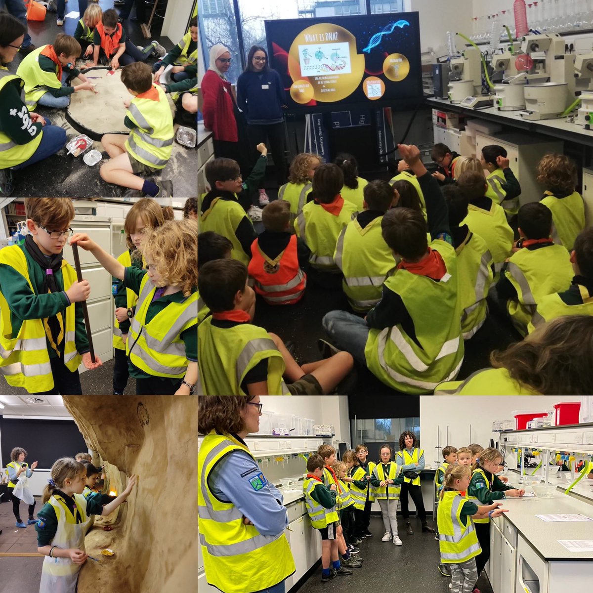 Sea3rd's tweet photo. Cubs from 3rd and 4th Frodsham enjoyed a day of Science at the University of Liverpool yesterday. https://t.co/tY9IzFo7lu