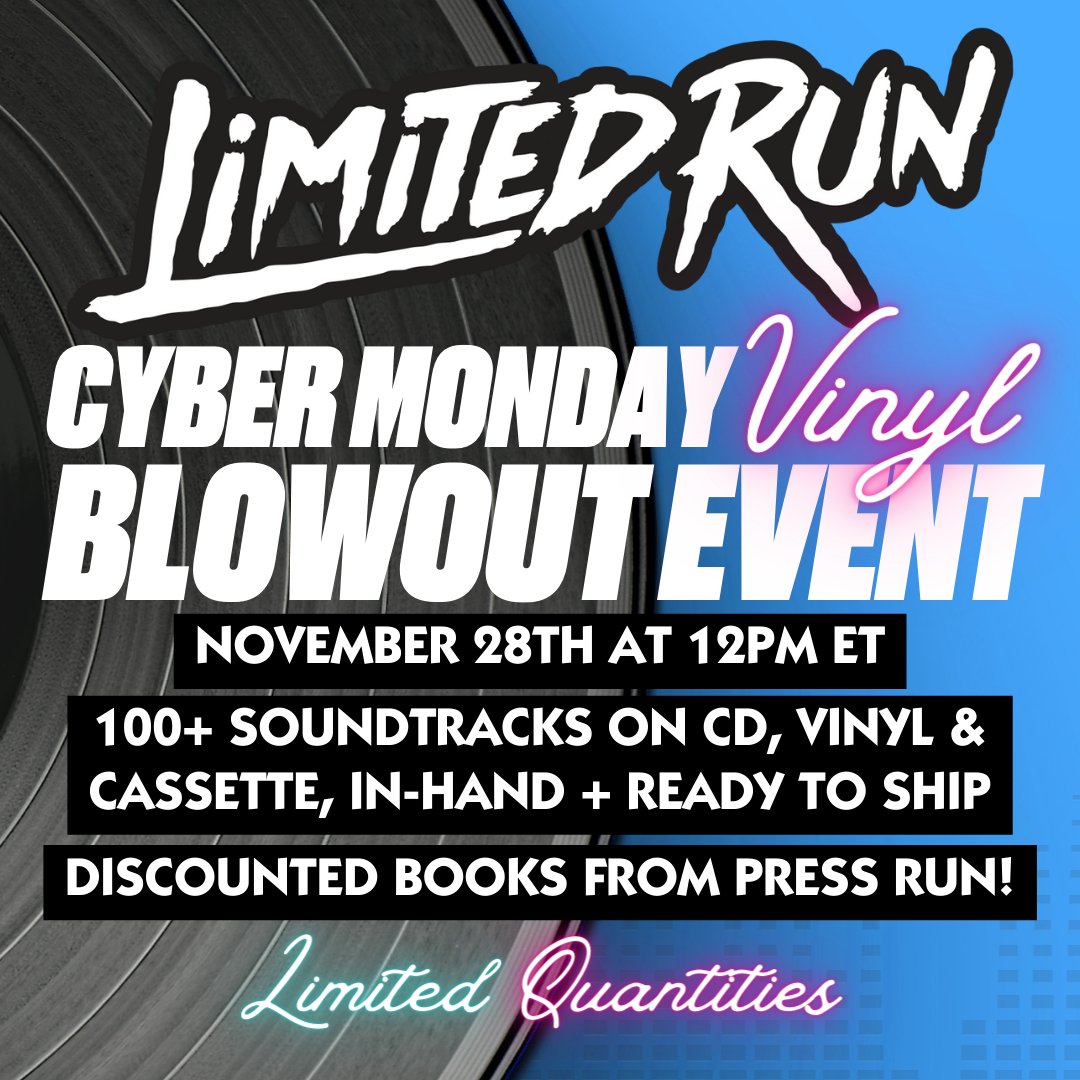 Limited Run Games on Twitter "Countdown to deals! The Cyber Monday