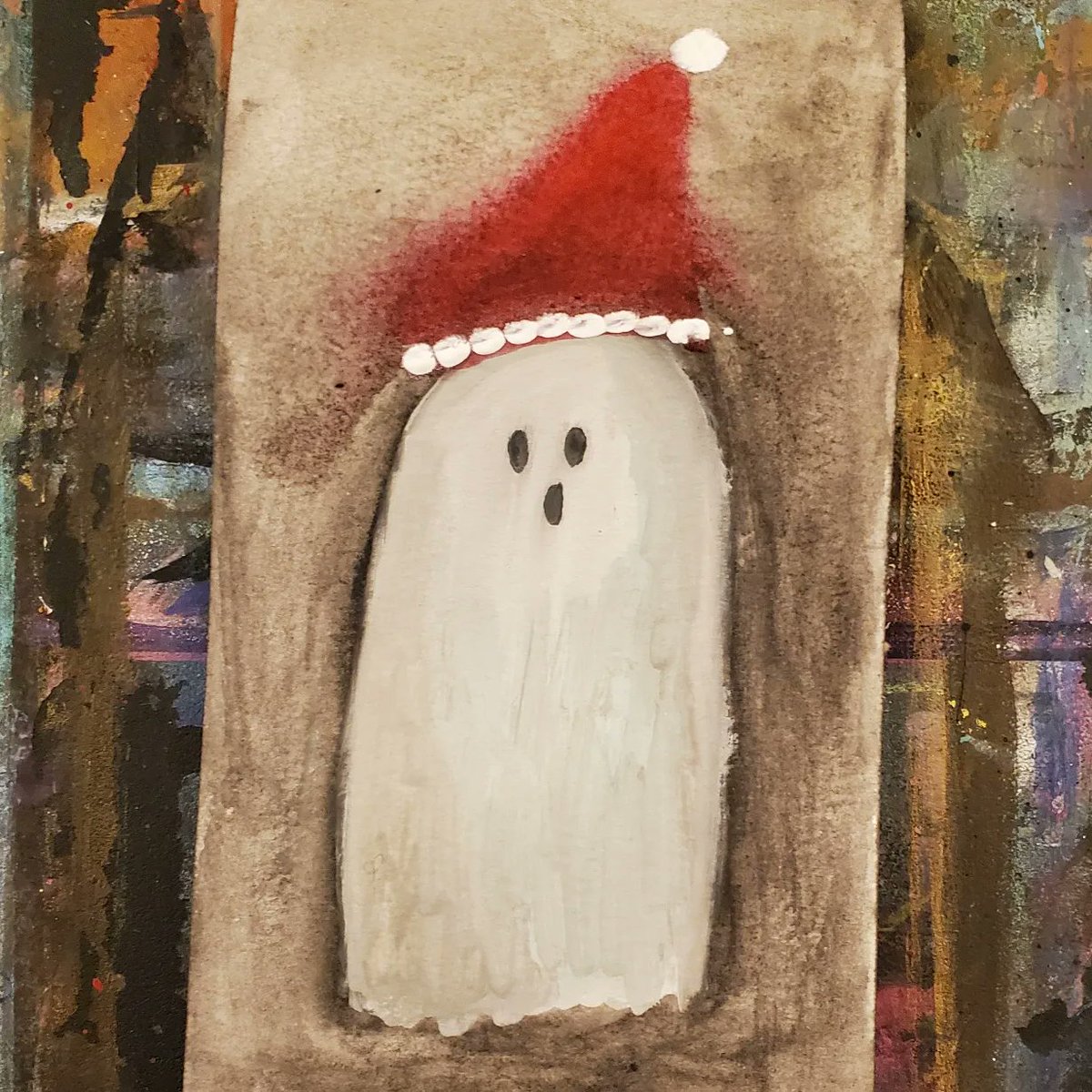 apooleart's tweet photo. Practiced some watercolor ghosties. https://t.co/HvtiQSZ77h