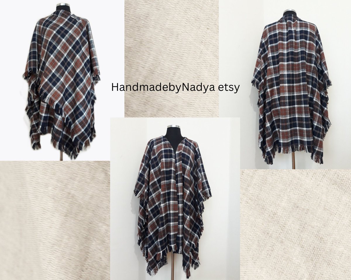 OldMagazin's tweet photo. RT @nadyamendik: Merino Wool Plaid Cape, Ruana
Unisex https://t.co/NZlkSuZZbK
#handmadecape #Fullcirclecloak #woolruanawrap #plaidcoat #xmasgift #unisex #etsyspecialt @Etsy @SympathyRTs @SGH_RTs @EtsyRetweeter https://t.co/Vrwp3S2VxS