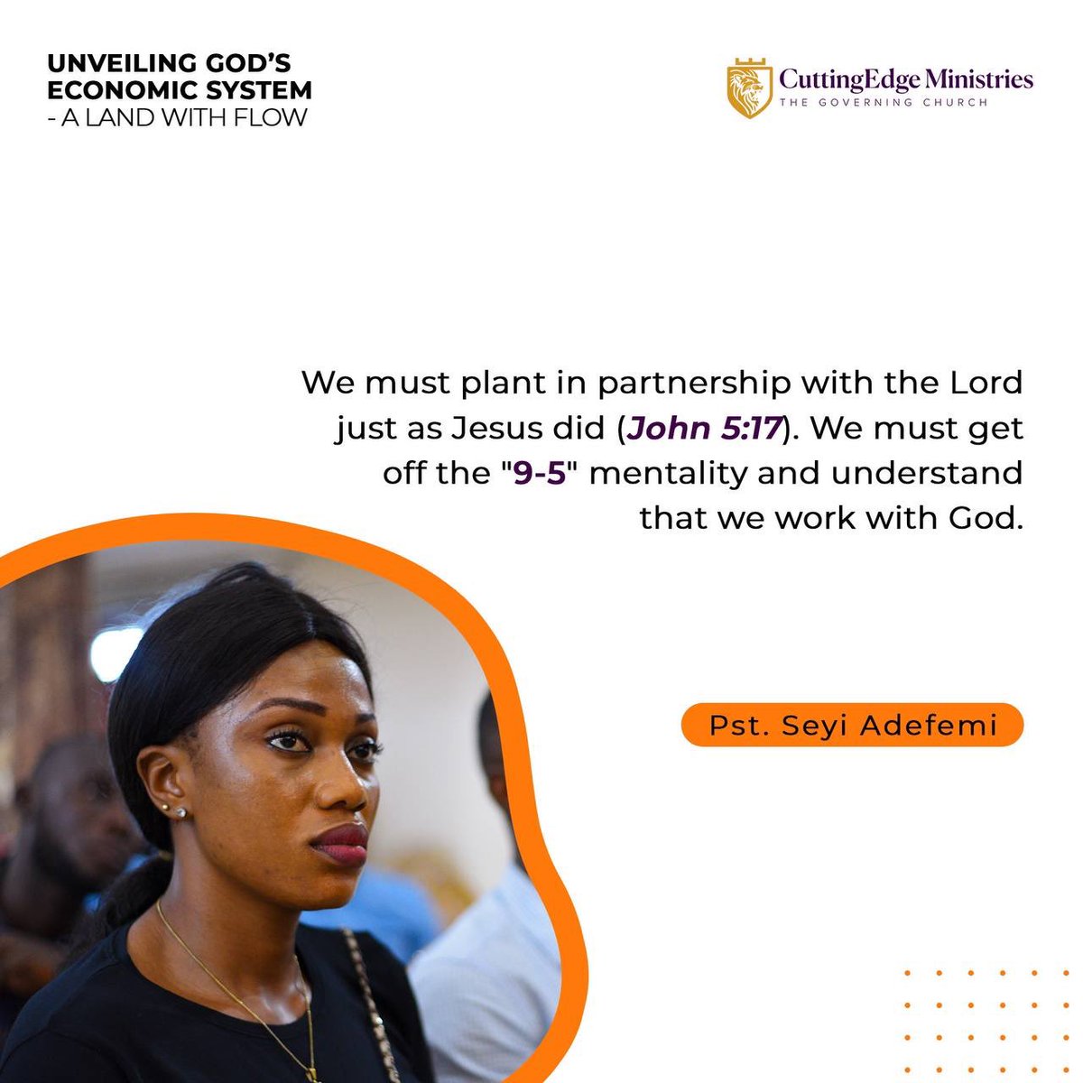 CuttingEdge_NG's tweet photo. God works! God wants us to work as He does. Our labor, however, isn’t the definition of our life. Increase comes from the Lord!
#UnveilingExcerpts
#TheGoverningChurch https://t.co/BWnWonDeHQ