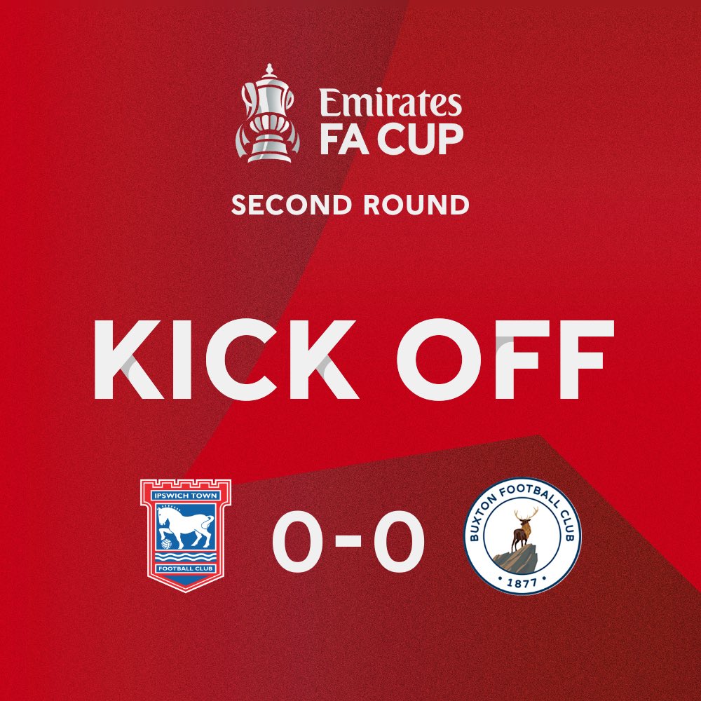 Buxton_FC's tweet photo. 0’ | IPS 0 - 0 BUX 

The hosts get us underway. 

#UpTheFACupBucks | #TeamBuxton https://t.co/wVyoidtk4O