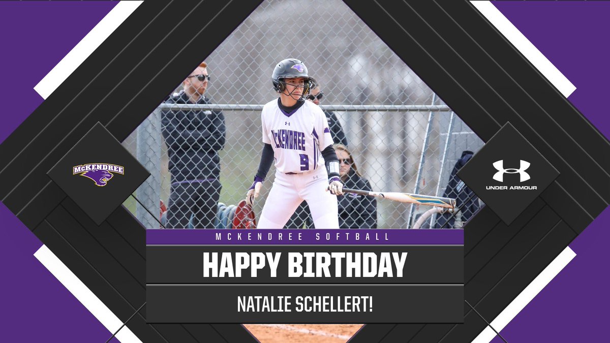 McKendreeSB's tweet photo. Happy birthday to junior @ngschellert 🥳💜 https://t.co/epd22cFyIh
