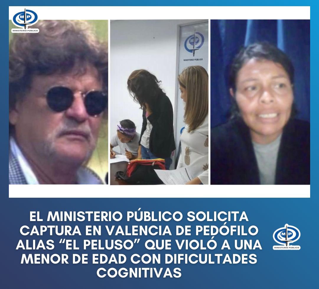 TarekWiliamSaab's tweet photo. 1) #AHORA… Fiscalía 20 Carabobo solicitó orden de aprehensión contra el pedófilo Francisco Pastor Barrios ( El Peluso ) quien aprovechándose de las dificultades cognitivas de la víctima, abusó sexualmente de la menor de edad: ACCIÓN DENUNCIADA PÚBLICAMENTE POR SU SRA. MADRE https://t.co/sZr7Y38cU7