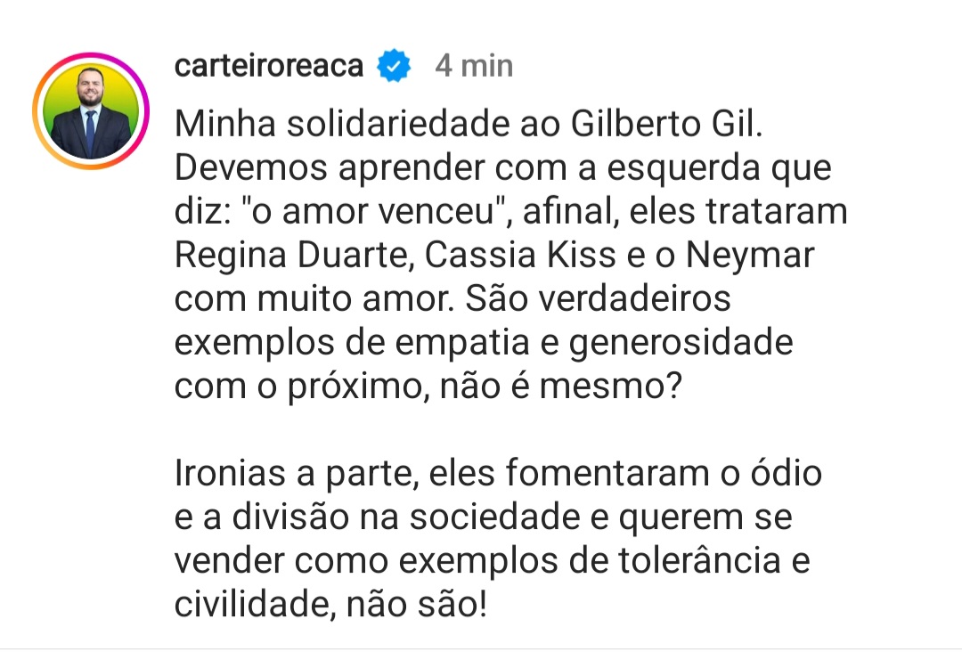 saritacoelho's tweet photo. Aonde estava a imprensa quando a Regina Duarte foi escrachada num teatro em São Paulo? Ah, lembrei-me: aplaudindo o ataque! https://t.co/nqQzQeEq0O