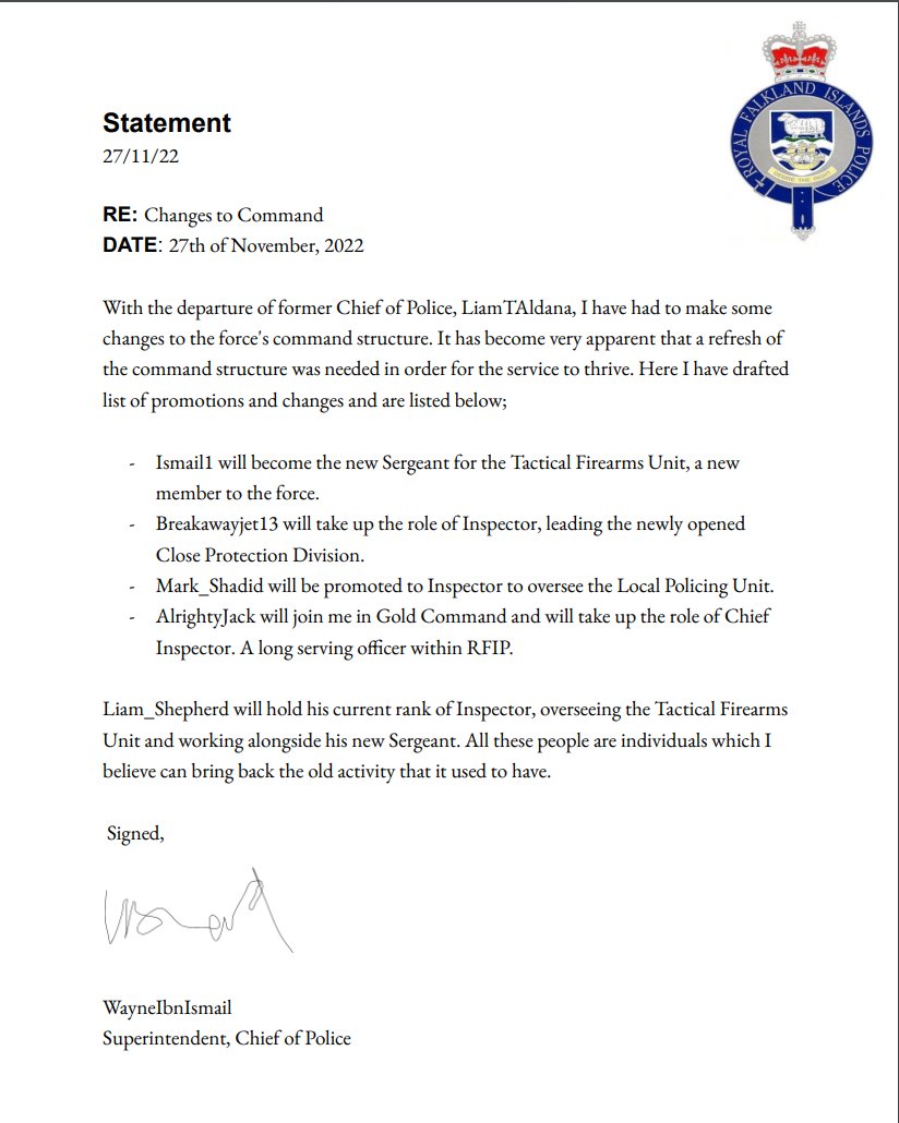 Royal Falkland Islands Police tweet media