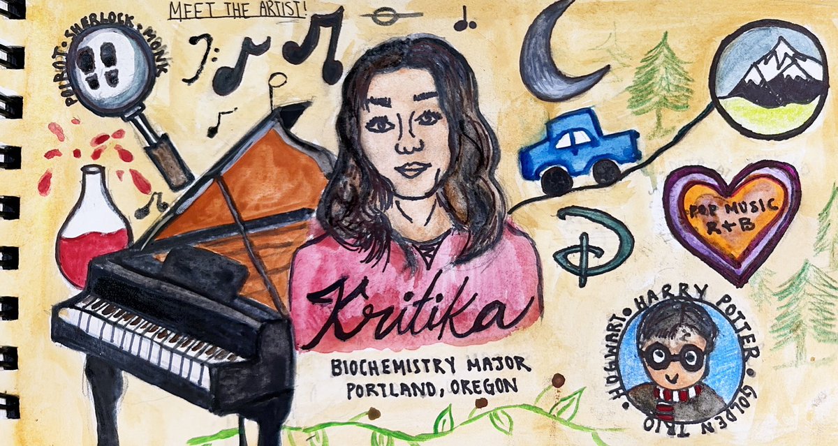 enzymeatx's tweet photo. Meet the Artist: Kritika👩‍🎨 

Meet the Artist is a new series from Catalyst that introduces our illustration team to the rest of CNS. Look forward to meeting the rest of our staff this semester! https://t.co/ZhfkWh1Jrz