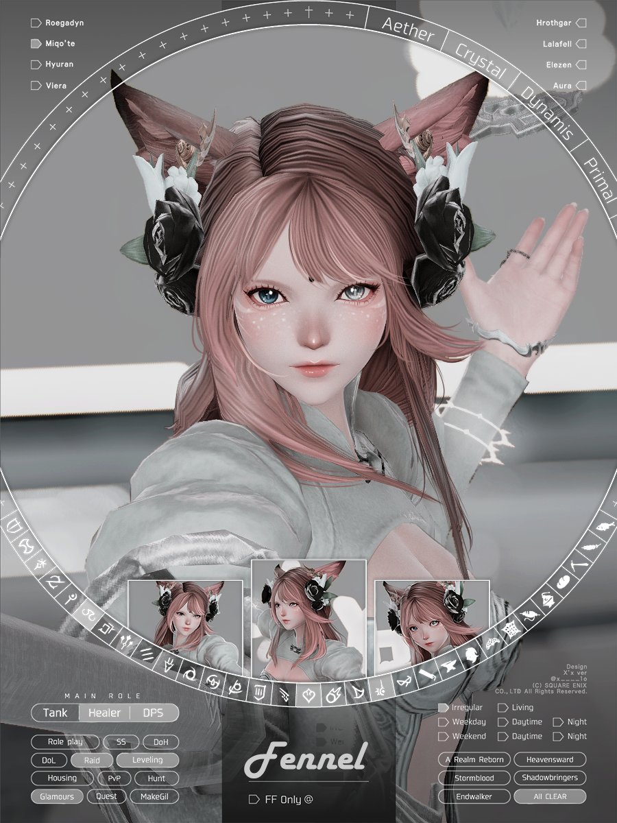 FenneruM's tweet photo. #Ff14CharacterCard https://t.co/QoznmNWfv5