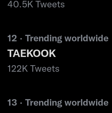 dionyxxsustkx's tweet photo. hours have passed but taekook still trending worldwide and their tiktok reached 3M likes 😁 https://t.co/WfvKuyhdS8