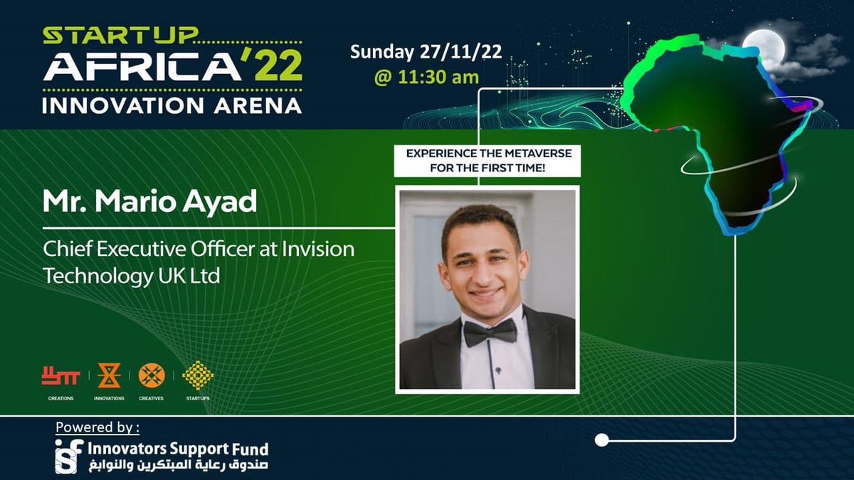 isfegy's tweet photo. في إطار مشاركة صندوق رعاية المبتكرين والنوابغ في تنظيم ملتقى الابتكار Innovation Arena بمؤتمر ومعرض القاهرة الدولي للتكنولوجيا Cairo ICT 2022، سنكون سعداء بانضمامكم للجلسة الحوارية مع عدد من الخبراء، غدًا الاثنين 28 نوڤمبر، https://t.co/yjjN6Lz52d
