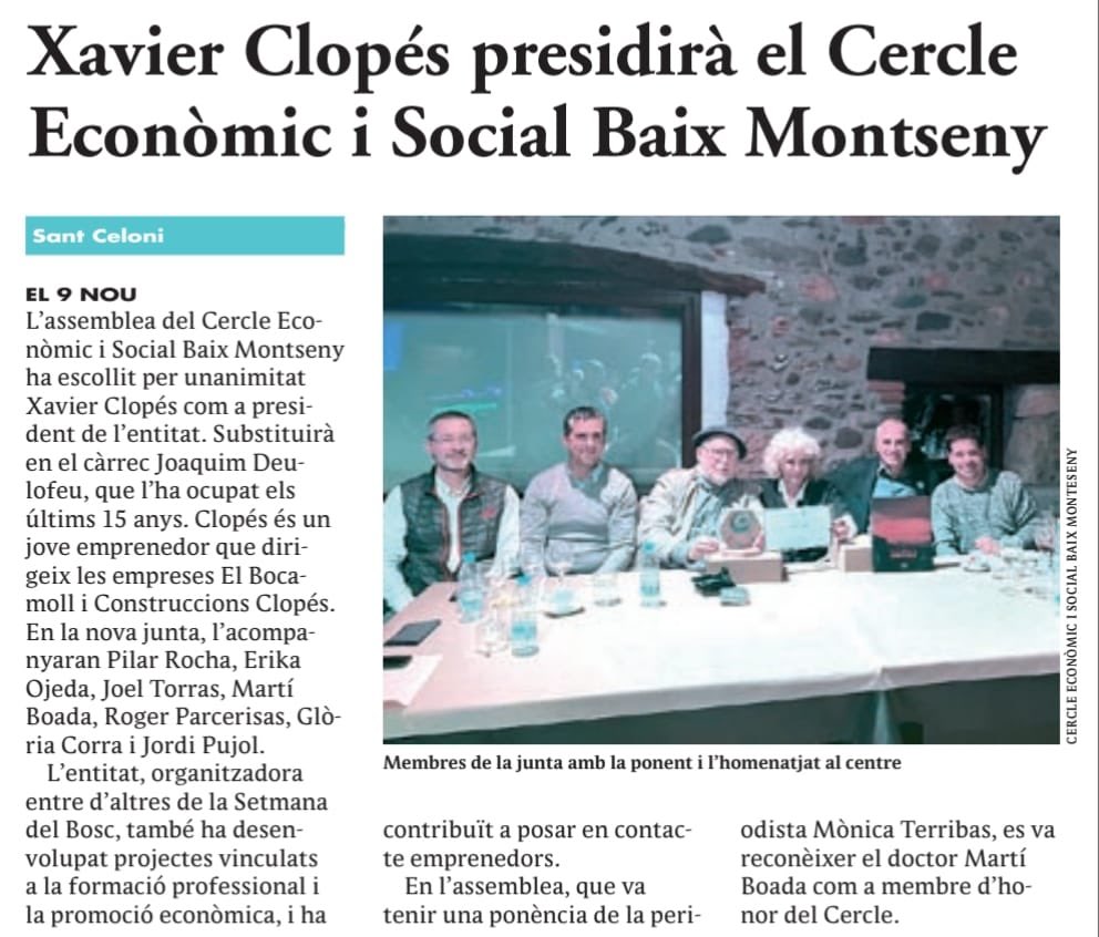 Publicació a <a href="/el9nou_vor/">el9nou_vor</a> sobre la nova junta del Cercle👏