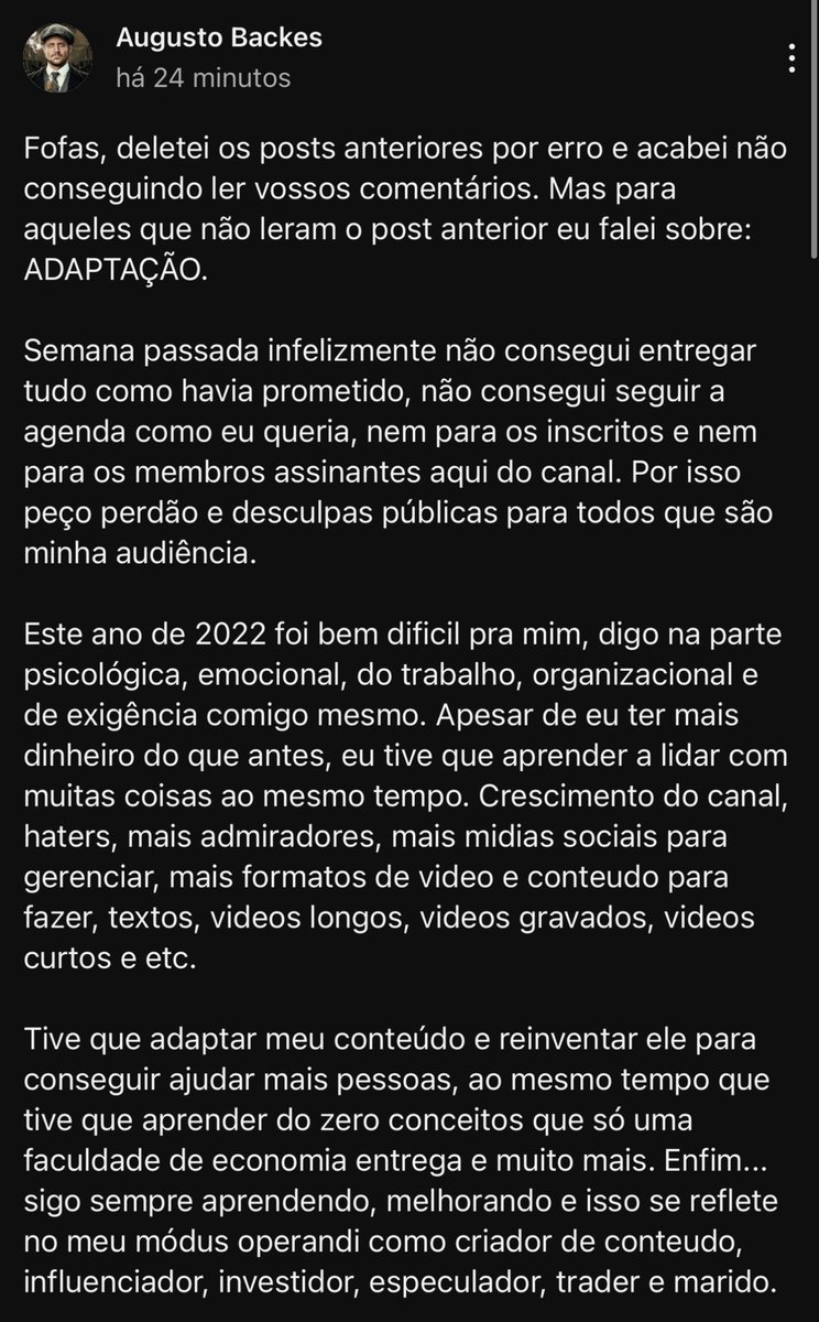 AugustoBackes's tweet photo. Nota oficial #bitcoin https://t.co/yJv1J1LoQz