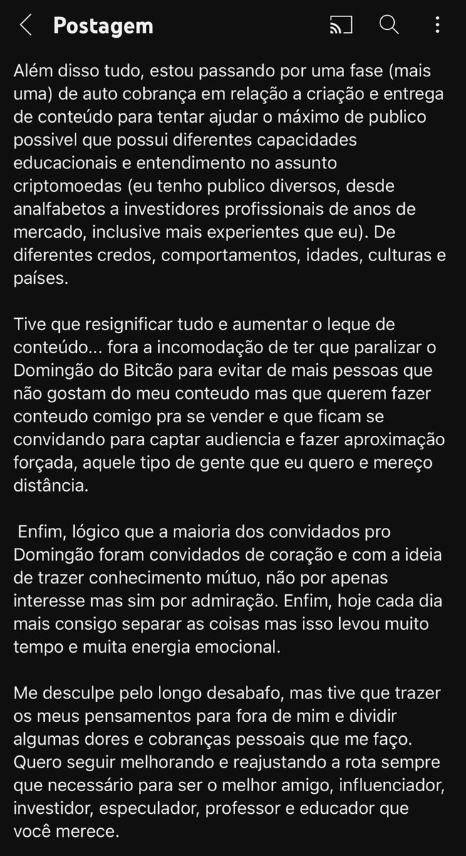 AugustoBackes's tweet photo. Nota oficial #bitcoin https://t.co/yJv1J1LoQz