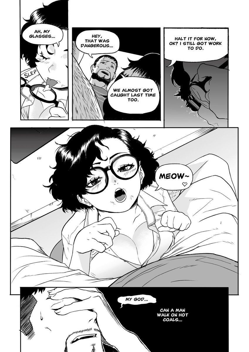 Cessa_sama's tweet photo. As a programmer, what Prima wants is merely to work from home in peace during the pandemic. But there's one important obstacle, his girlfriend, Erica, and her insatiable lust!
Get and read 'Vidi Vici Veni! Solitude Heather' on my Gumroad here: 
https://t.co/j5uhkJhLA3 https://t.co/hC3OQ8uuX5