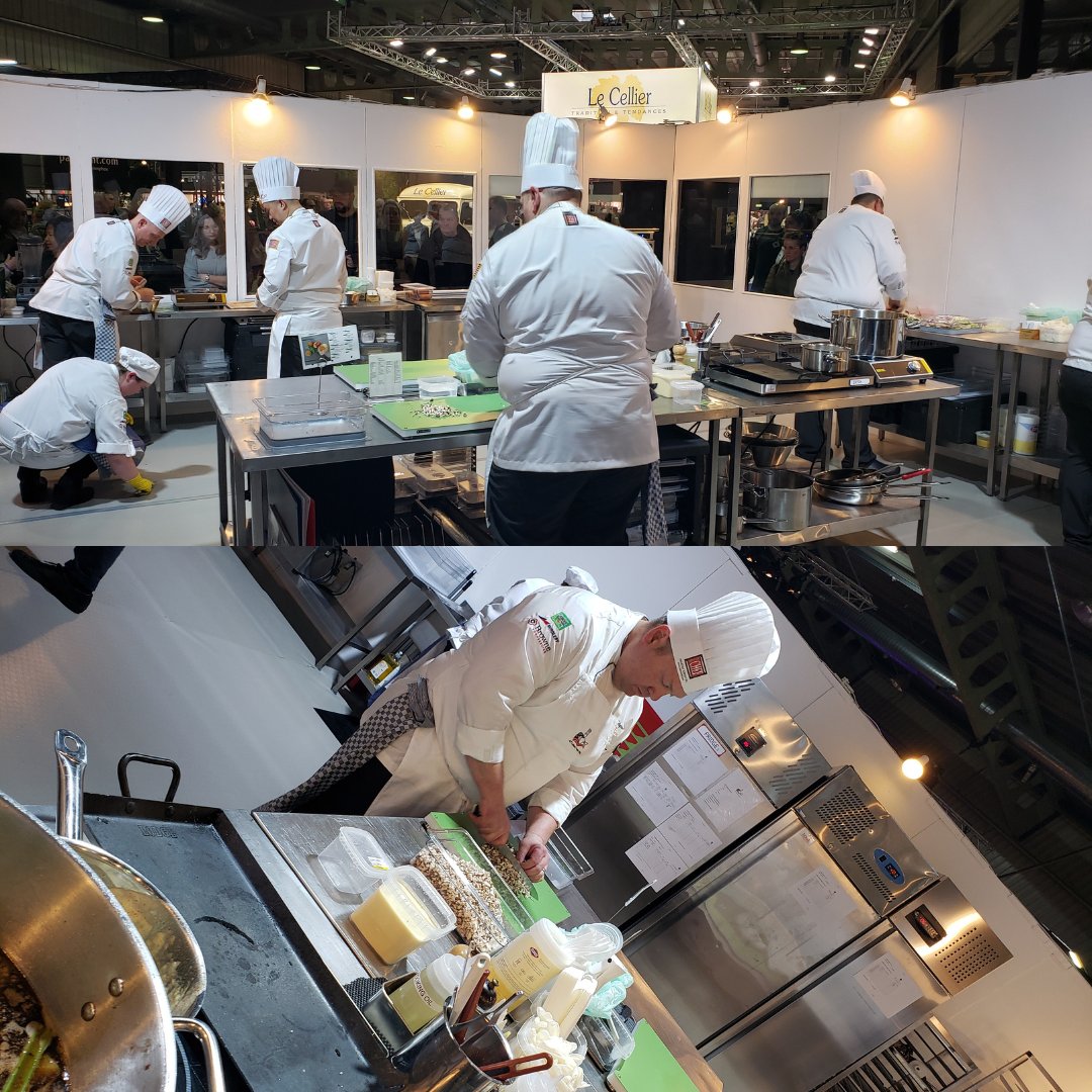 acfchefs's tweet photo. It’s Day Two and the USA Culinary Team is competing in the Restaurant of Nations.

#acfchefs #culinaryworldcup #acfTeamUSA https://t.co/ES6pRmyB1h