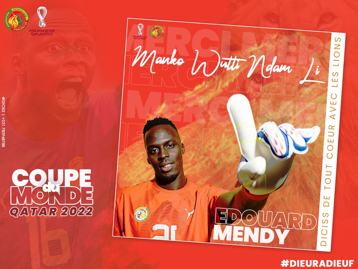 Jamel_di's tweet photo. best goalkeeper in the world 🇸🇳am open to debate
#FIFAWorldCup #Qatar #WorldcupQatar2022 @Fsfofficielle https://t.co/iSCwdRo0Qm