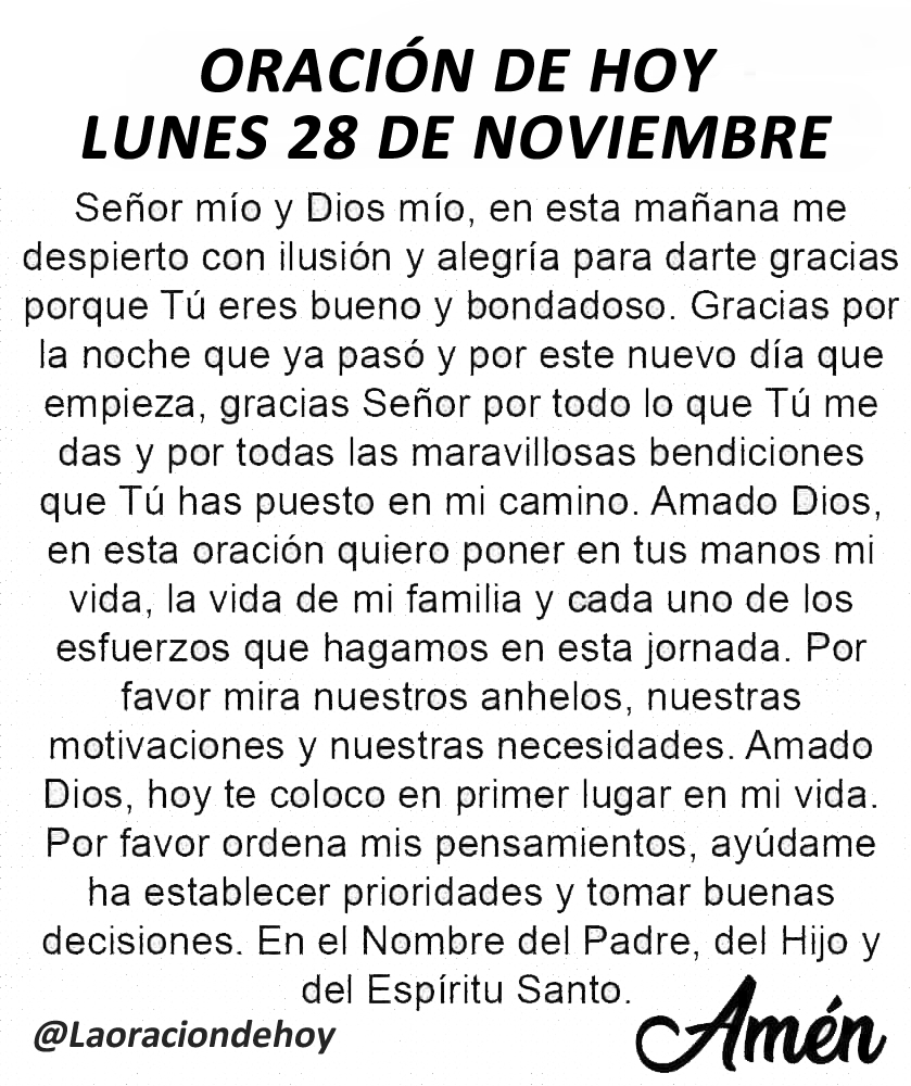 Oración De Hoy tweet media