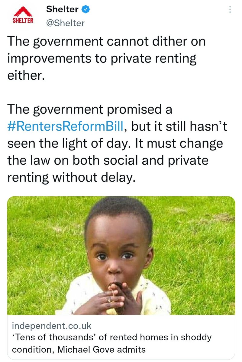 OurImpactLDN's tweet photo. Poor housing conditions cause families to become ill and children to die. The Government must make heads roll for local councils, TMOs, and landlords who do not meet higher standards. It is imperative to prioritize safer homes in order to save lives.
#RentersReformBill https://t.co/HhZJRmArEc