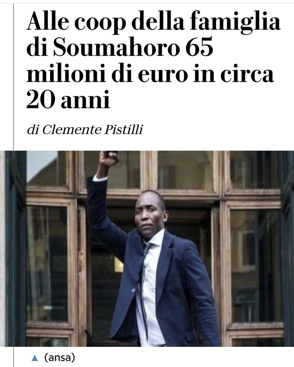 Dall'Africa all'Ucraina

65 mln versati alla coop dallo Stato tramite le Prefetture

Ma chi ha controllato ?

Sarebbe il caso di fare chiarezza!

Ma come tutte le cose all'italiana (Arcuri docet) Pandora non puo' essere scoperto 

La Piovra e i suoi tentacoli, colpiscono ancora