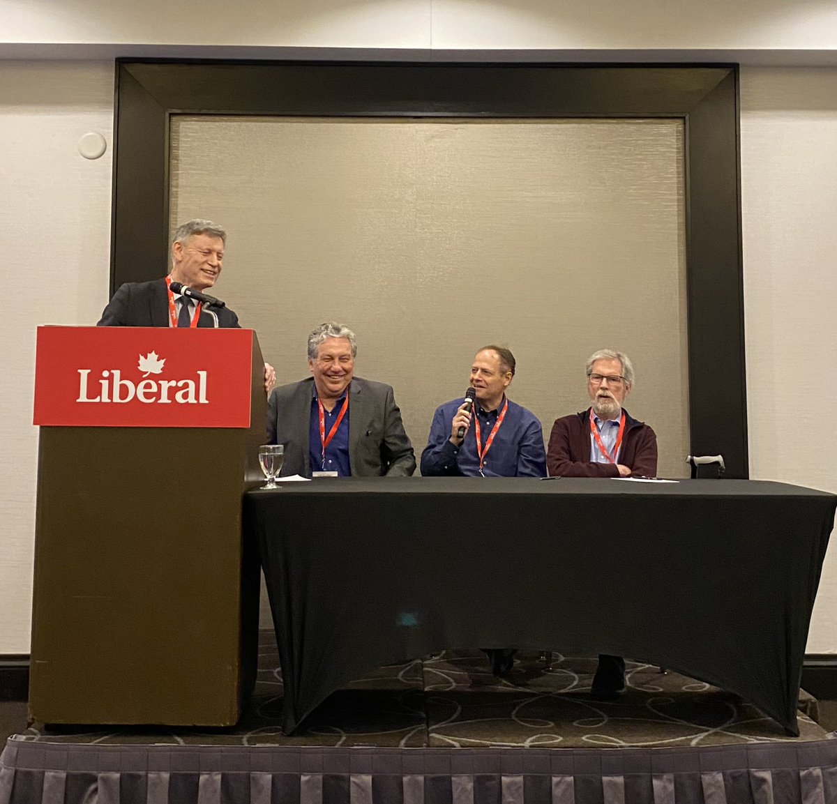 LiberalPartyMB's tweet photo. Thanks to our very special guests @PattyHajdu and @MonaFortier for joining our Manitoba Liberal team in Winnipeg for some great conversation on the road to #LIB2023! https://t.co/PnLa3U4J3s