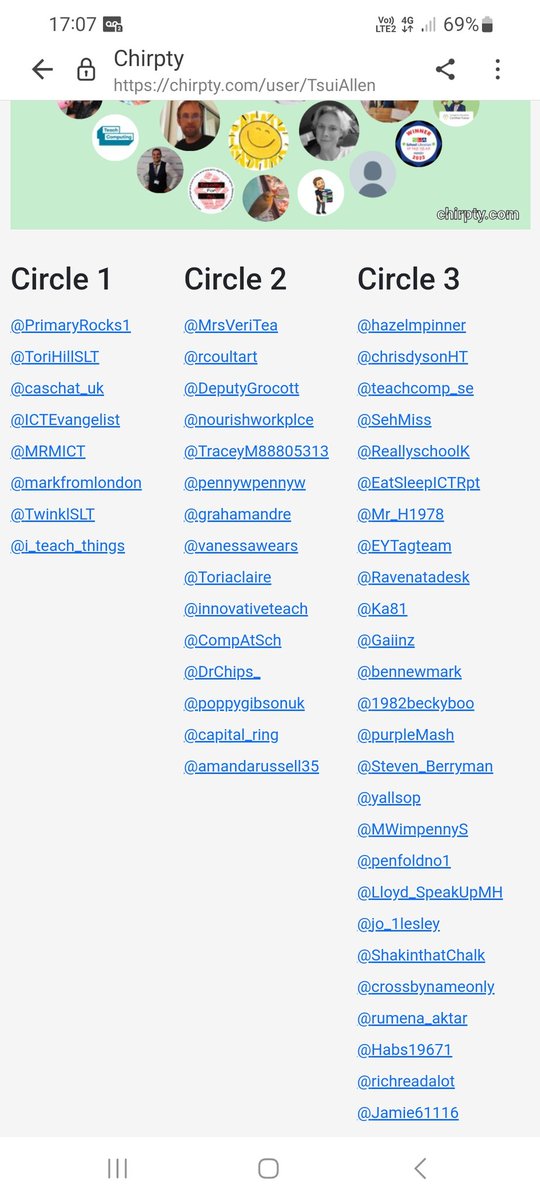 TsuiAllen's tweet photo. Don't usually RT myself but if you've spotted yourself in my current @chirpty_team circle, I really do mean the offer of either #TeaEd or making a lunch or dinner date because I think you are the most fabulous people I have got to know... https://t.co/I4bk6ObIKR