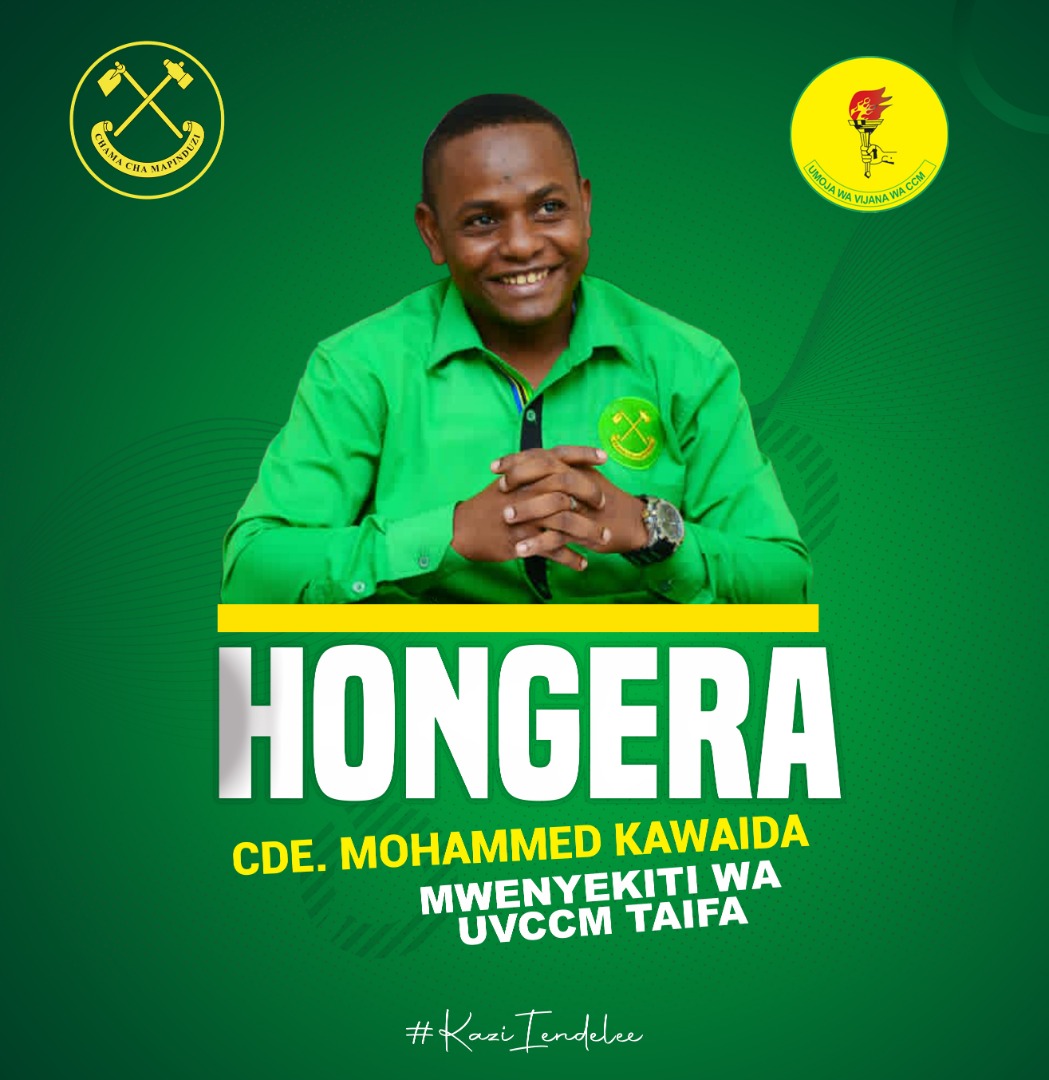 ccm_tanzania's tweet photo. Ni Jambo la KAWAIDA Comrade MOHAMMED KAWAIDA
#MwenyekitiUVCCMTaifa
#CCMImetimiaKaziIendelee https://t.co/Yz69dUiQ47