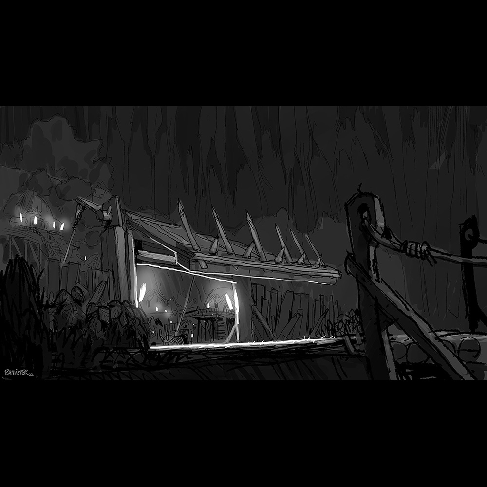 bannister01's tweet photo. "The village" background design for the Mekka Nikki TV show project.
6 depth layers, fully painted, "animated" in After Effects to add parallax.

#backgrounddesign #animation #animationbackground #backgroundlayout #TVpilot #trailer #conceptdesign #backgroundartist #mekkanikki https://t.co/Uha6WQmq8r