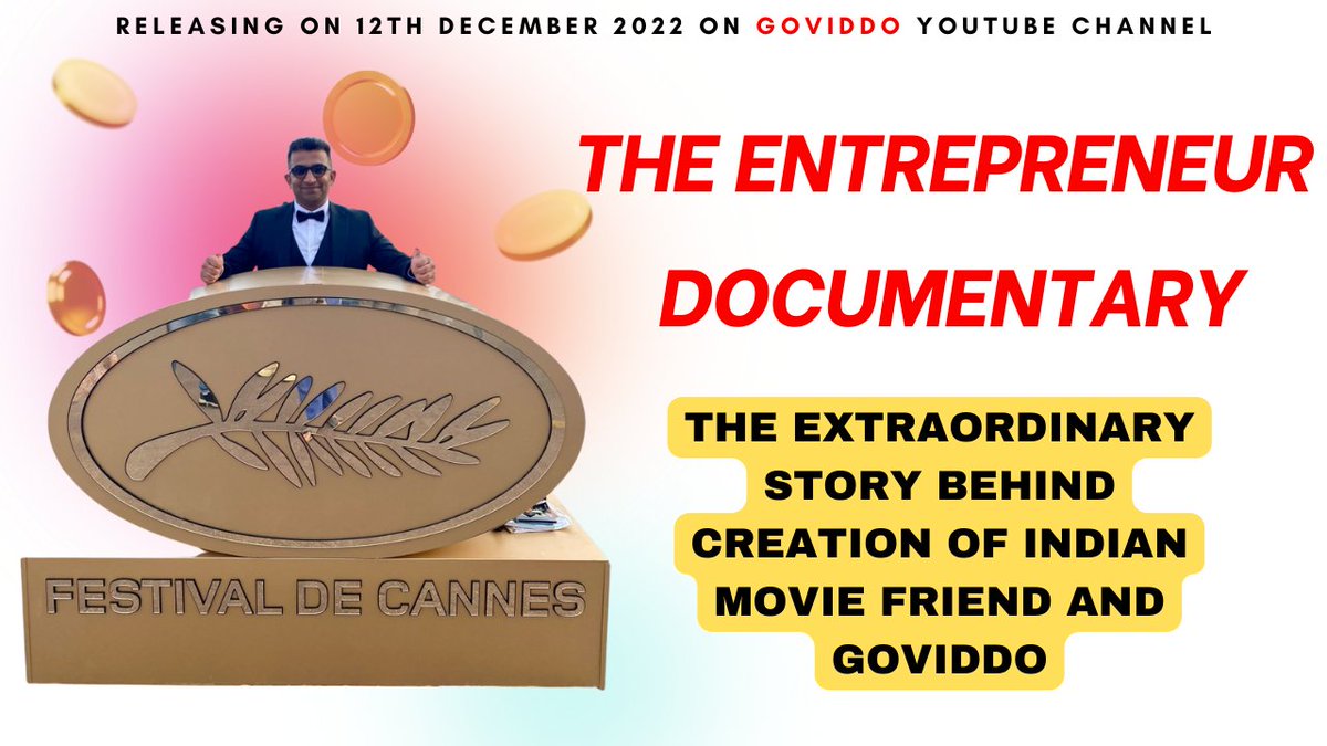 RealGoViddo's tweet photo. Some candid moments from the postproduction studio! 
Only two weeks to go to unveil the story! #TheEntrepreneurDocumentary releasing on 12th December only on GoViddo YouTube Channel (https://t.co/Ky16ppRV6g) 
@iPratikShelar @IndianMovieFrnd https://t.co/kbt7jsSw3V