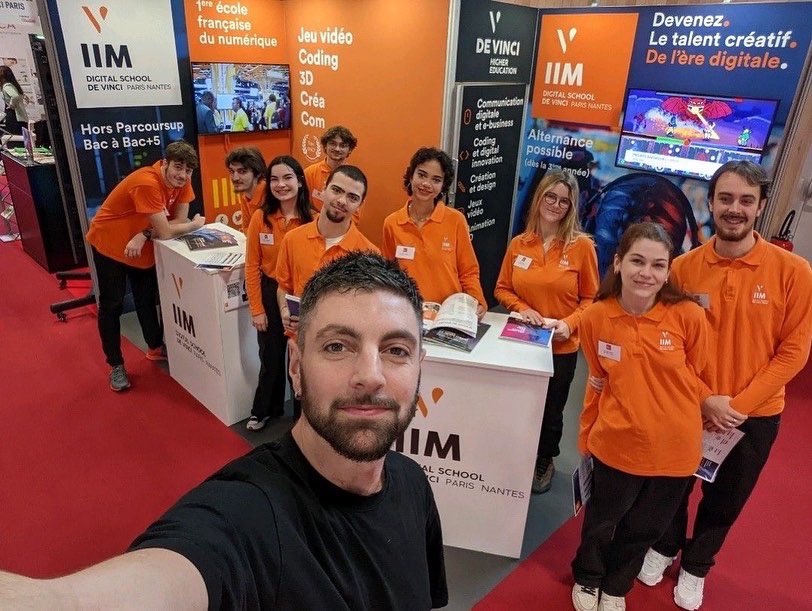 nlidija's tweet photo. Bravo à nos équipes de l’@IIMparis et à nos ambassadeurs pour les cinq jours de salon @letudiant à Paris et à Nantes! Merci de porter haut les couleurs de l’IIM 🧡 @MickaelGarime @MatiDuquesne @PlvJennifer @NoiraM_SorgeL https://t.co/V0I5QDfozQ